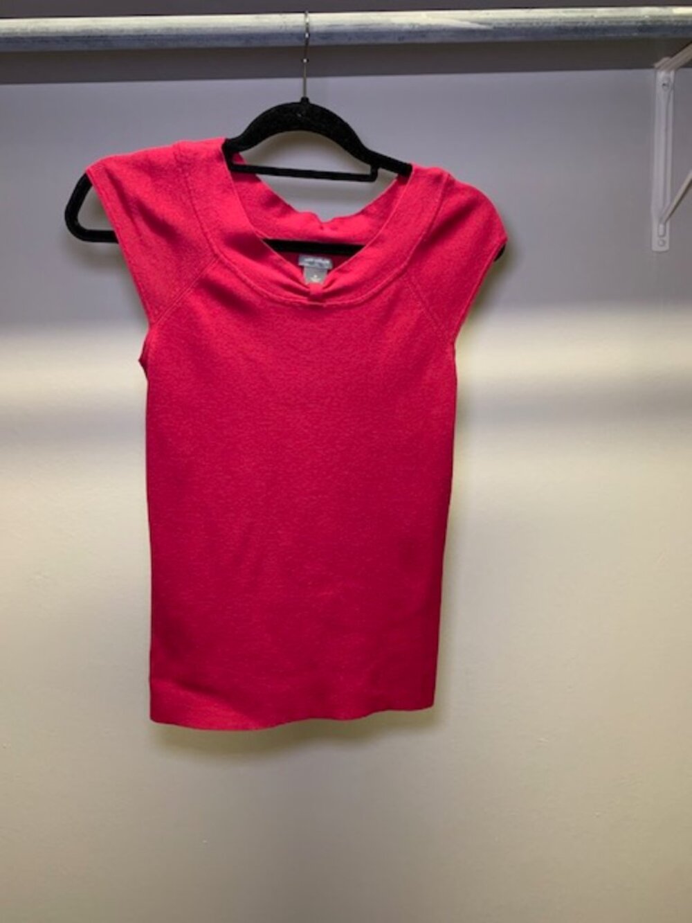 Ann Taylor Pink Cap Sleeve Top